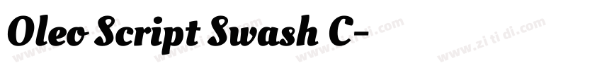 Oleo Script Swash C字体转换
